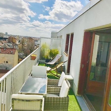 Superior Apartment - Last Floor With Nice View - Next To Metro Croix De Chavaux Line 9 蒙特勒伊 外观 照片